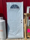 36 IN EXTERIOR DOOR --- (MISSING HALF THE FRAME)