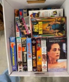 BOX OF VHS TAPES