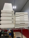 5 STYROFOAM BINS WITH LIDS