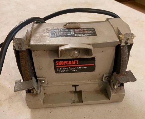 SHOPCRAFT 5IN BENCH GRINDER