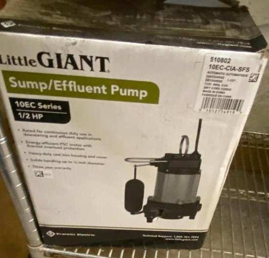 LITTLEGIANT SUMP/EFFLUENT PUMP