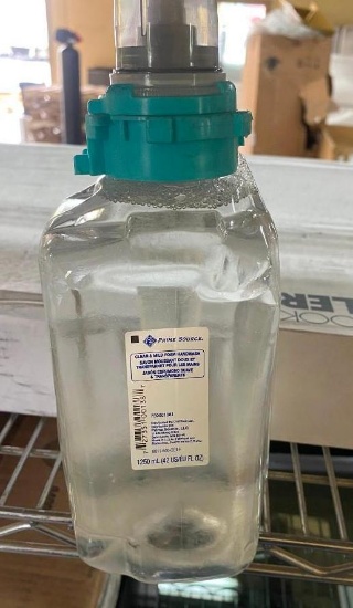 3 OF 1250ML BOTTLES OF CLEAR AND MILD FOAM HANDWASH