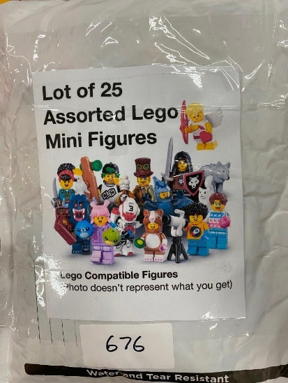 LOT OF 25 ASSORTED LEGO MINI FIGURES