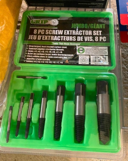 GRIP 8PC SCREW EXTRACTOR SET
