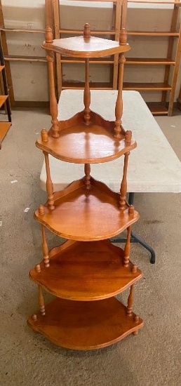 ANTIQUE 5 SHELVED STAND