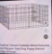 24 IN FOLDABLE METAL PET PLAYPEN