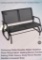 OUTDOOR STEEL SLING GLIDING BENCH