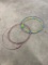 4 HULA HOOPS