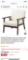 MODERN ACCENT CHAIR -CREAM