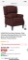 VIBRATION MASSAGE RECLINER CHAIR