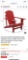 RED ADIRONDACK CHAIR