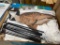 10 GOOSE DECOYS WITH METAL STANDS