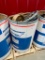 550 LB BARREL OF BLUESHIELD WELDING WIRE --- BARREL WAS UPSET