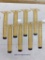 8 OF 6 INCH ADJUSTABLE METAL FURNITURE LEGS