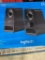 TWO LOGITECH COMPUTER SPEAKERS --- WORK GREAT