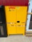 71 x 43 x 18.5 INCH STEEL SAFETY CABINET WITH MINOR DENTS