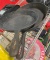 2 CAST IRON PANS