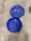 2 SNOW SAUCERS