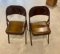 2 STEEL CHAIRS