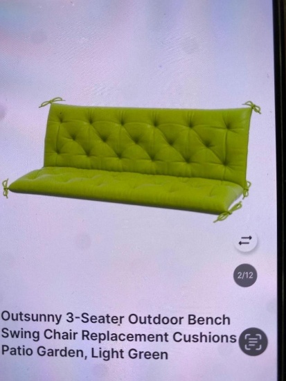 OUTDOOR BENCH CUSHION