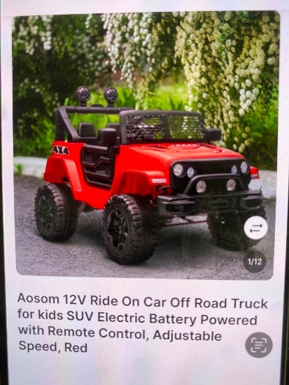 RIDE-ON JEEP WITH REMOTE