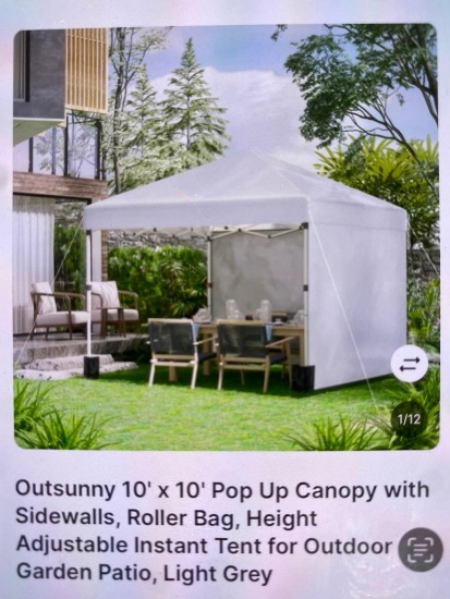 1O x 10 FT POP-UP TENT