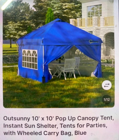 10 x 10 FT POP-UP TENT