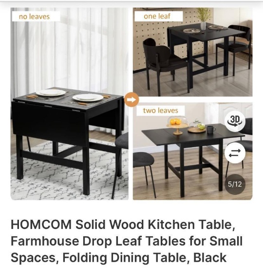 DROP LEAF TABLE