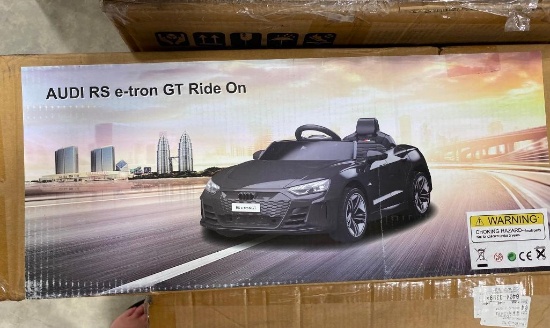 AUDI RS E-TRON GT RIDE-ON, 12V ELECTRIC TOY