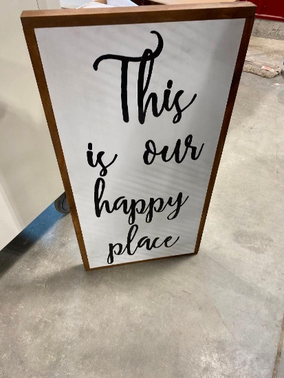 THIS IS OUR HAPPY PLACE SIGN