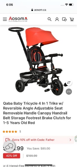 BABY 4-IN-1 TRIKE