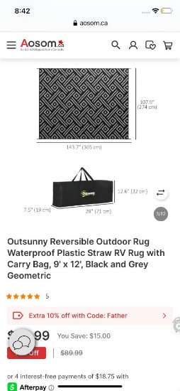 OUTDOOR PLASTIC RUG
