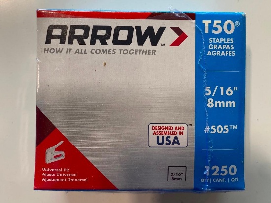 24 PACKAGES OF T50 STAPLES