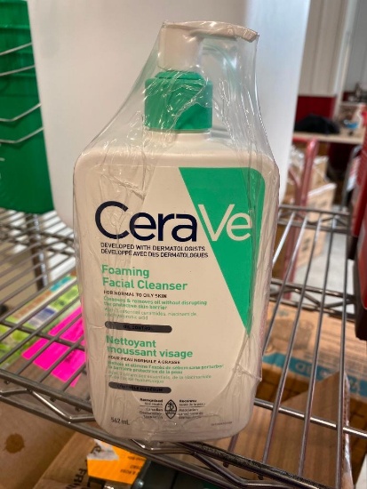 BUNDLE OF 3 OF 562ML BOTTLES OF CERAVE FACIAL CLEANSER