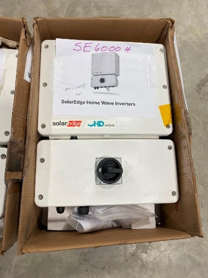 SOLAR EDGE 6000 WATT HOME HUB INVERTER --- UNUSED