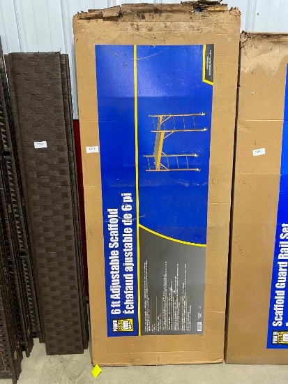 NEW 6 FT ADJUSTABLE SCAFFOLD