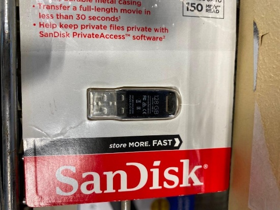 SANDISK 128GB FLASH DRIVE