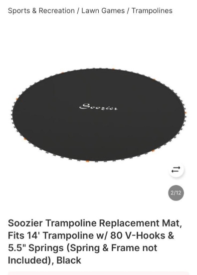 14 FT TRAMPOLINE REPLACEMENT MAT