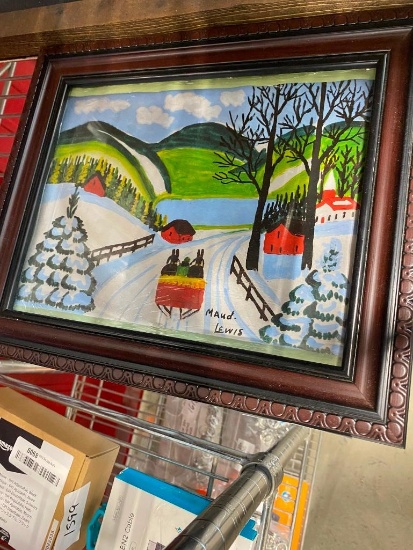 SLEIGH PAINTED PORTRAIT