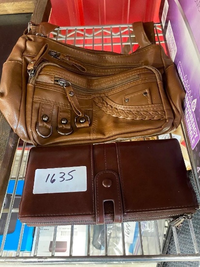 PURSE AND A WALLET (USED)
