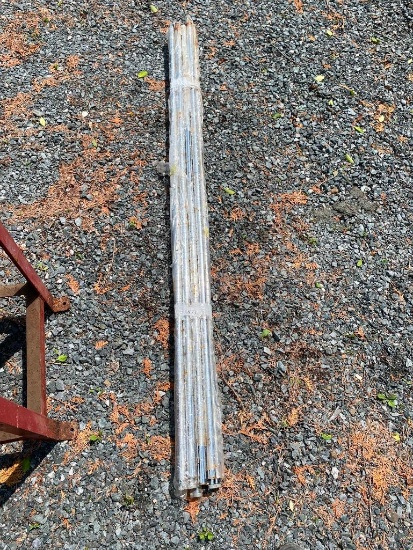8 OF 6 FT POSTS FOR INDUSTRIAL SHELVING