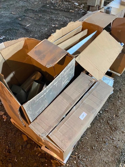 ASSORTED PALLET OF GRATES AND LOUVERS