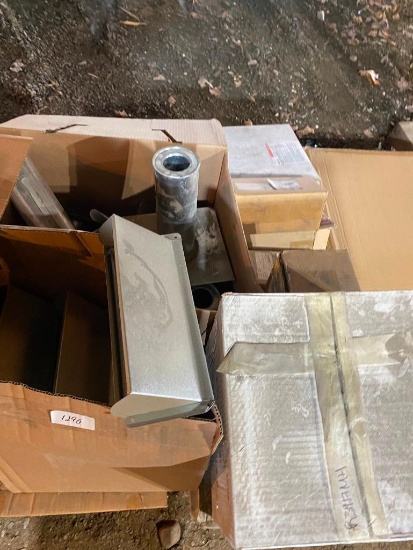 ASSORTED PALLET OF GRATES AND LOUVERS