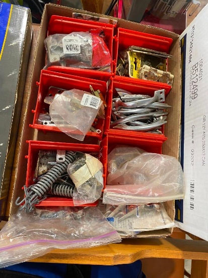 ASSORTED HINGES AND HARDWARE