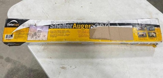 SHELTER AUGER SHELTER ANCHORING SYSTEM