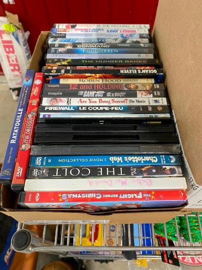 BOX OF DVD'S