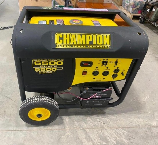 CHAMPION 6500W GENERATOR IN GOOD WORKING ORDER