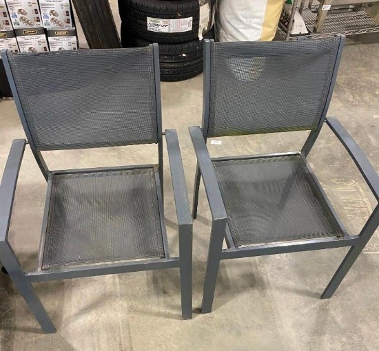2 PATIO CHAIRS