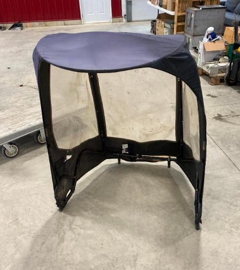 SNOWBLOWER ENCLOSURE (RIPPED ON ONE SIDE OF THE FABRIC)