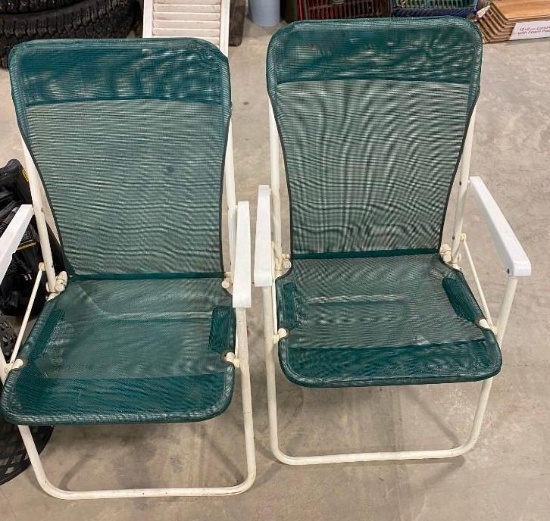 2 LAWN CHAIRS